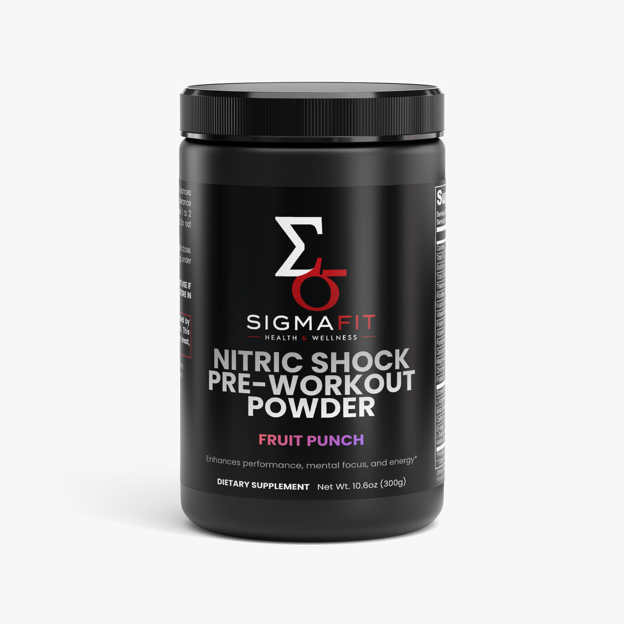 Nitric Shock Pre-Workout Powder (Fruit Punch)