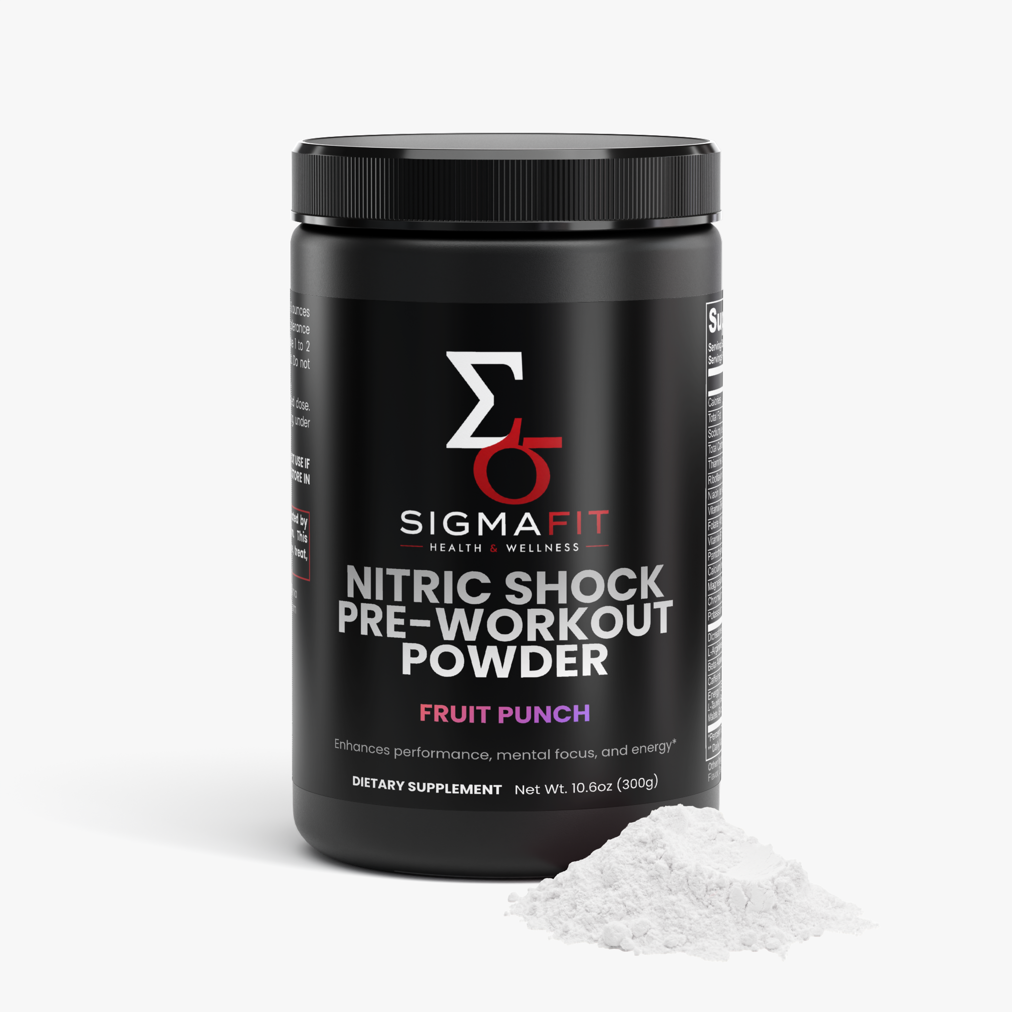 Nitric Shock Pre-Workout Powder (Fruit Punch)