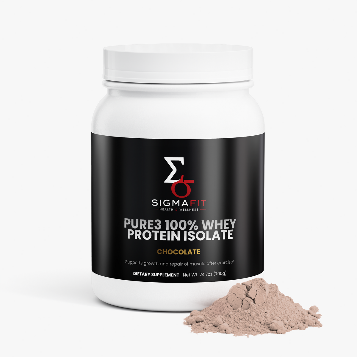 Pure3 100% Whey Protein Isolate (Chocolate)