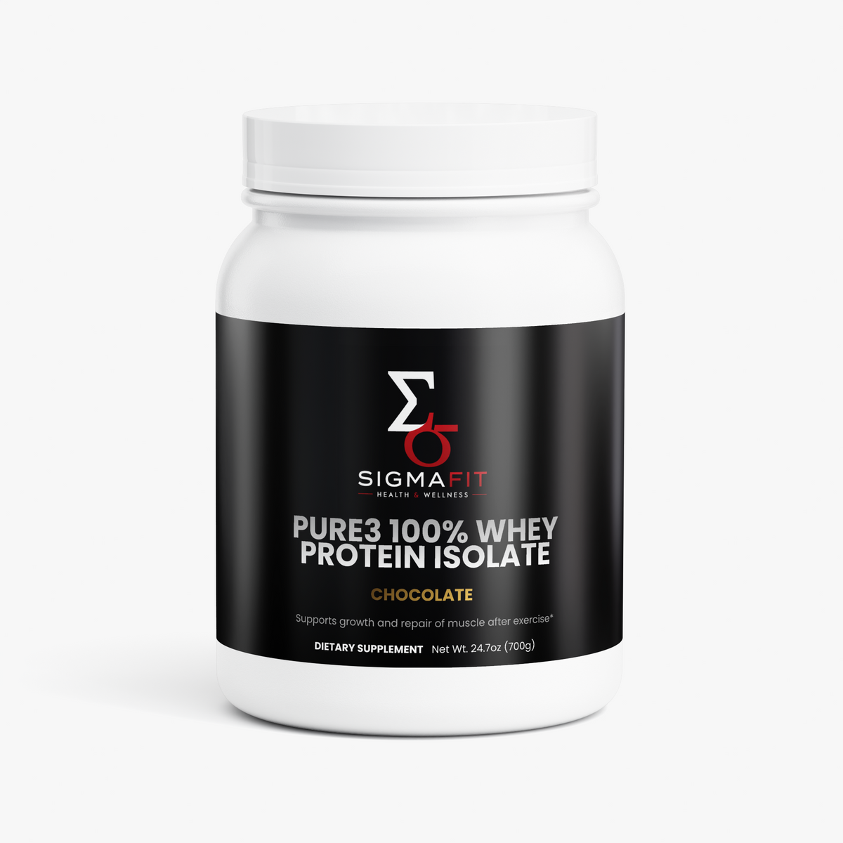 Pure3 100% Whey Protein Isolate (Chocolate)