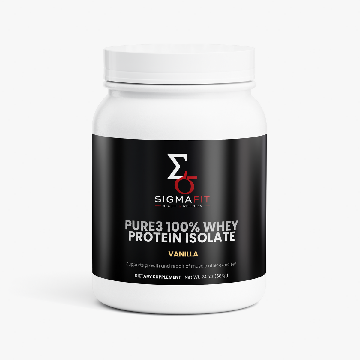 Pure3 100% Whey Protein Isolate (Vanilla)