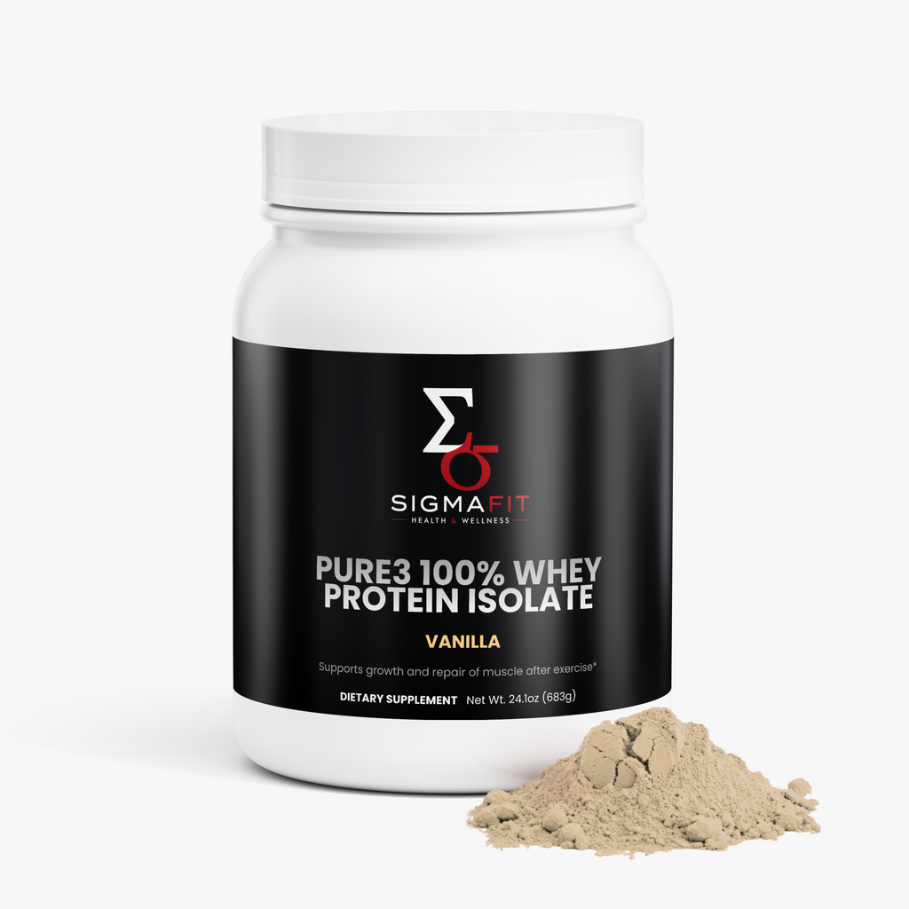 Pure3 100% Whey Protein Isolate (Vanilla)
