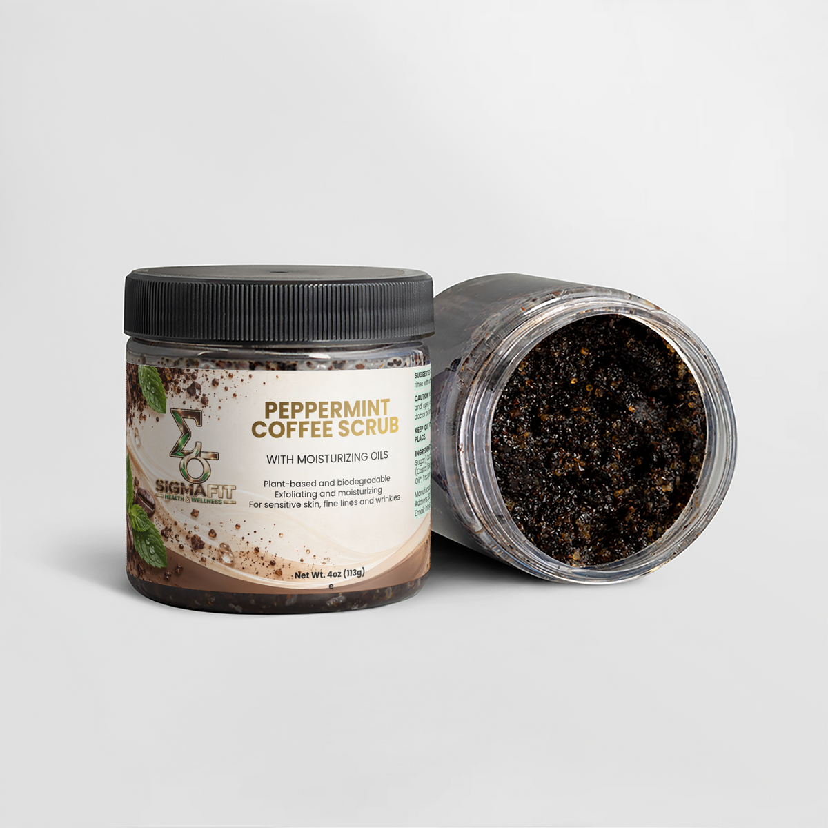 Peppermint Coffee Scrub