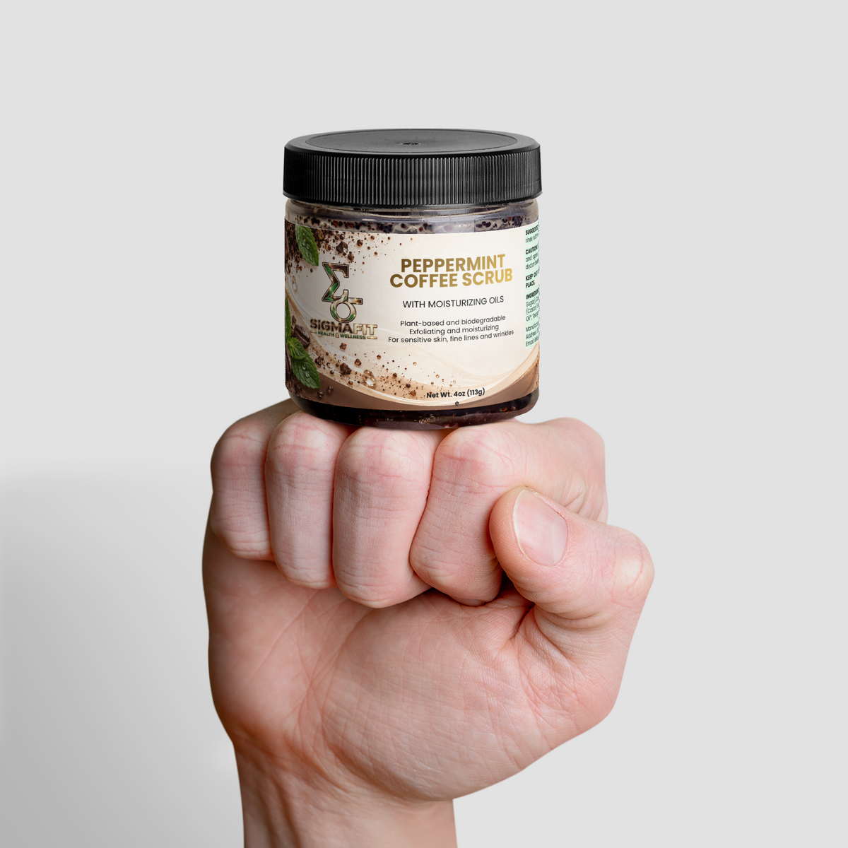 Peppermint Coffee Scrub