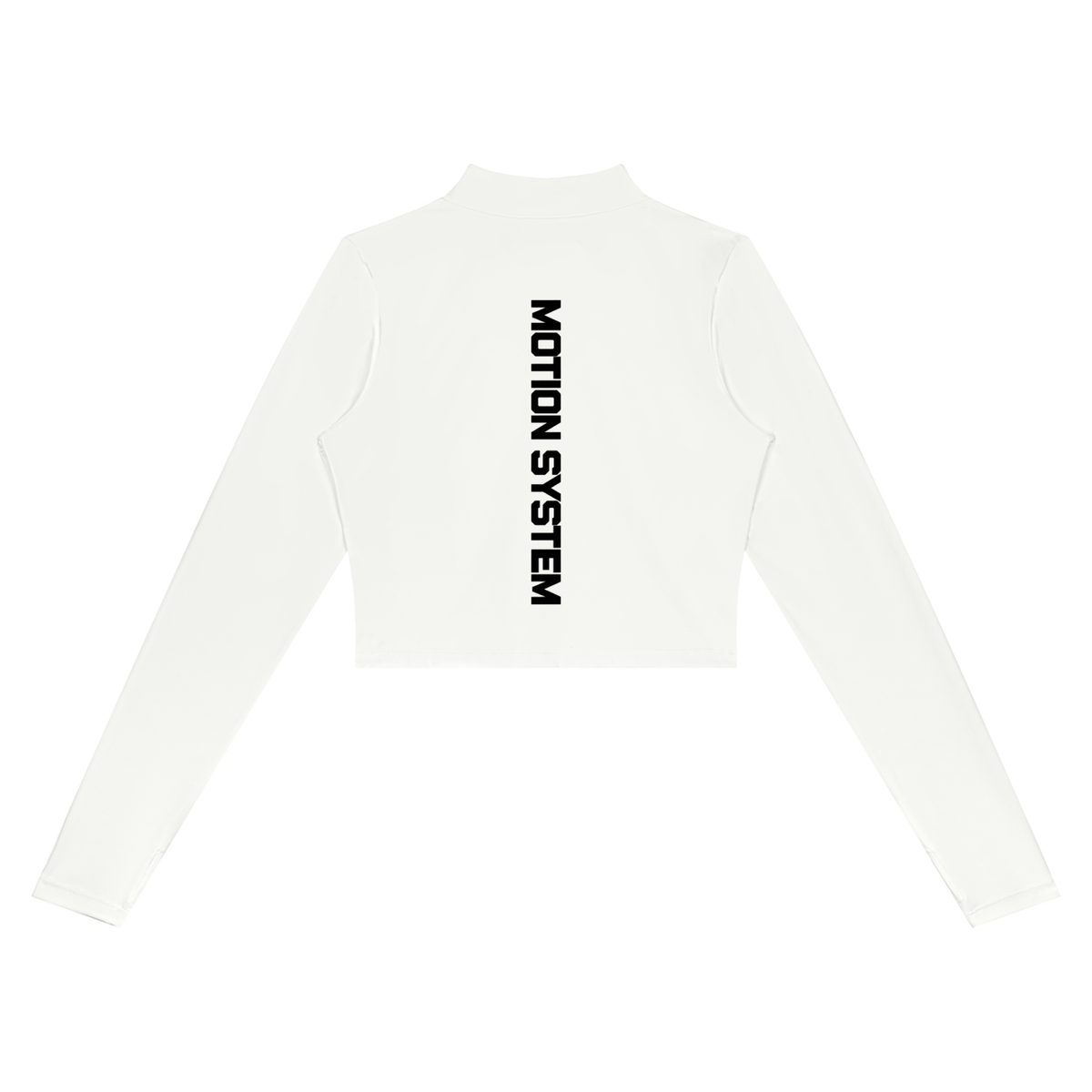 DYS Women's Crop Yoga Sports Jacket, White, alternate view