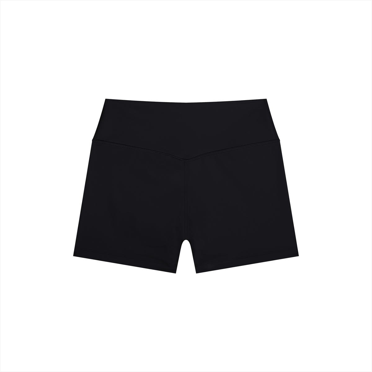 DYS Women's High Rise Yoga Shorts, Black, alternate view