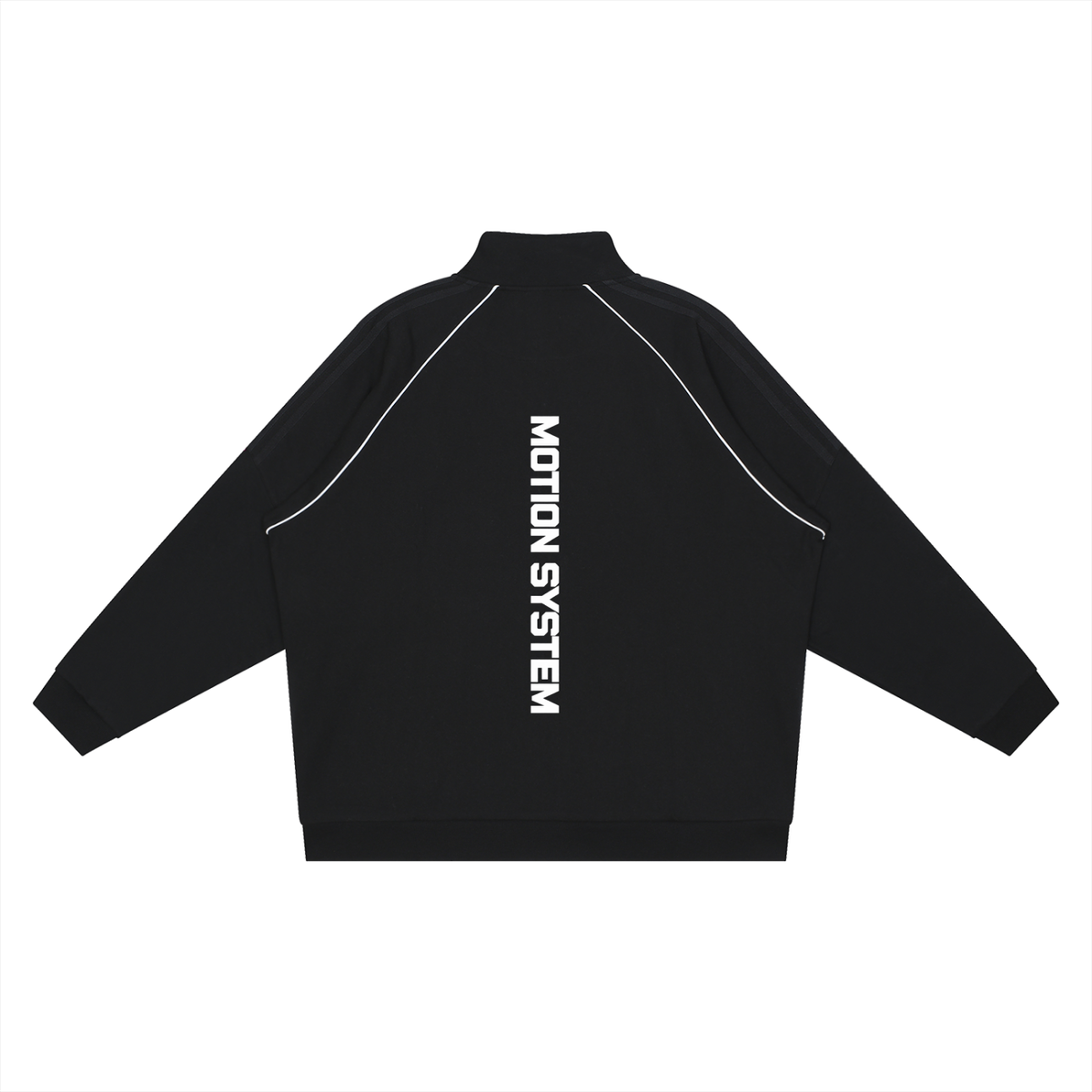 DYS Reflective Striped Raglan Sleeve Jacket, Black, alternate view