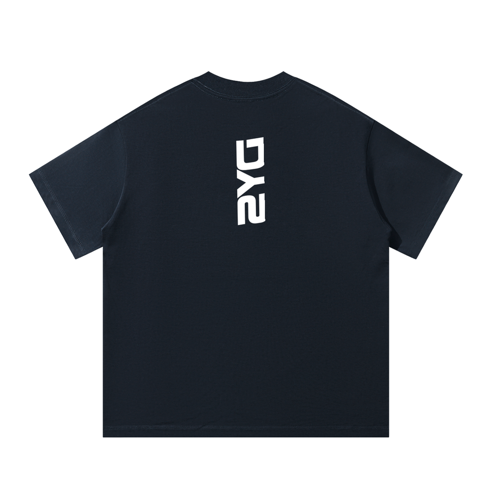 DYS Unisex Oversized T-Shirt, Navy Blue, alternate view