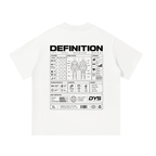 DYS Unisex Oversized T-Shirt, White, alternate view