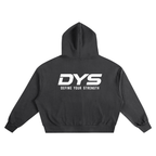 DYS Boxy Oversized Hoodie, Black, alternate view