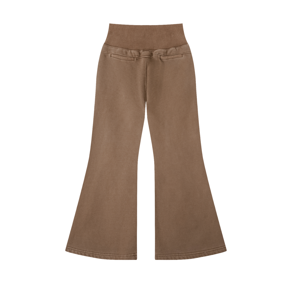 DYS Vintage Washed Flared Fleece Pants, Coffee, alternate view