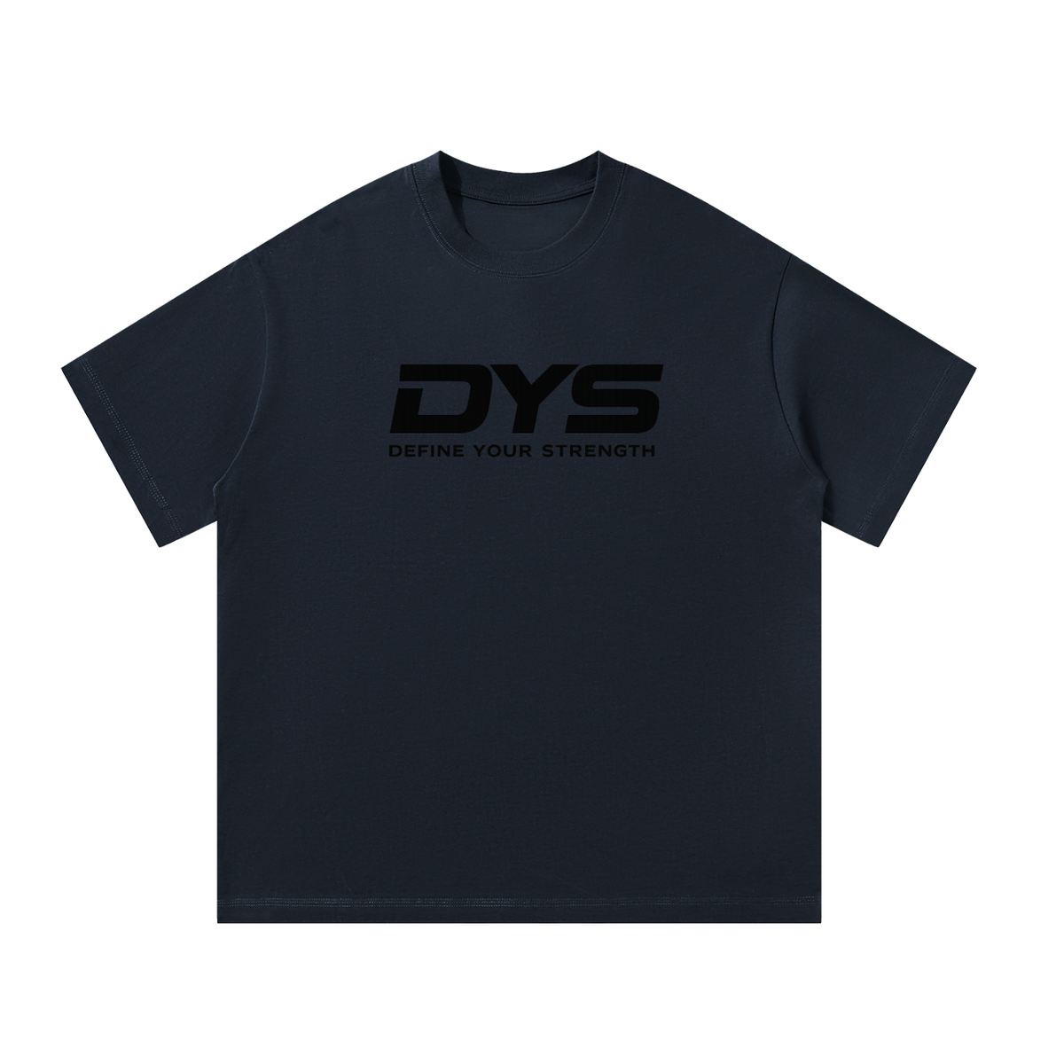 DYS Unisex Oversized T-Shirt, Navy Blue, front view