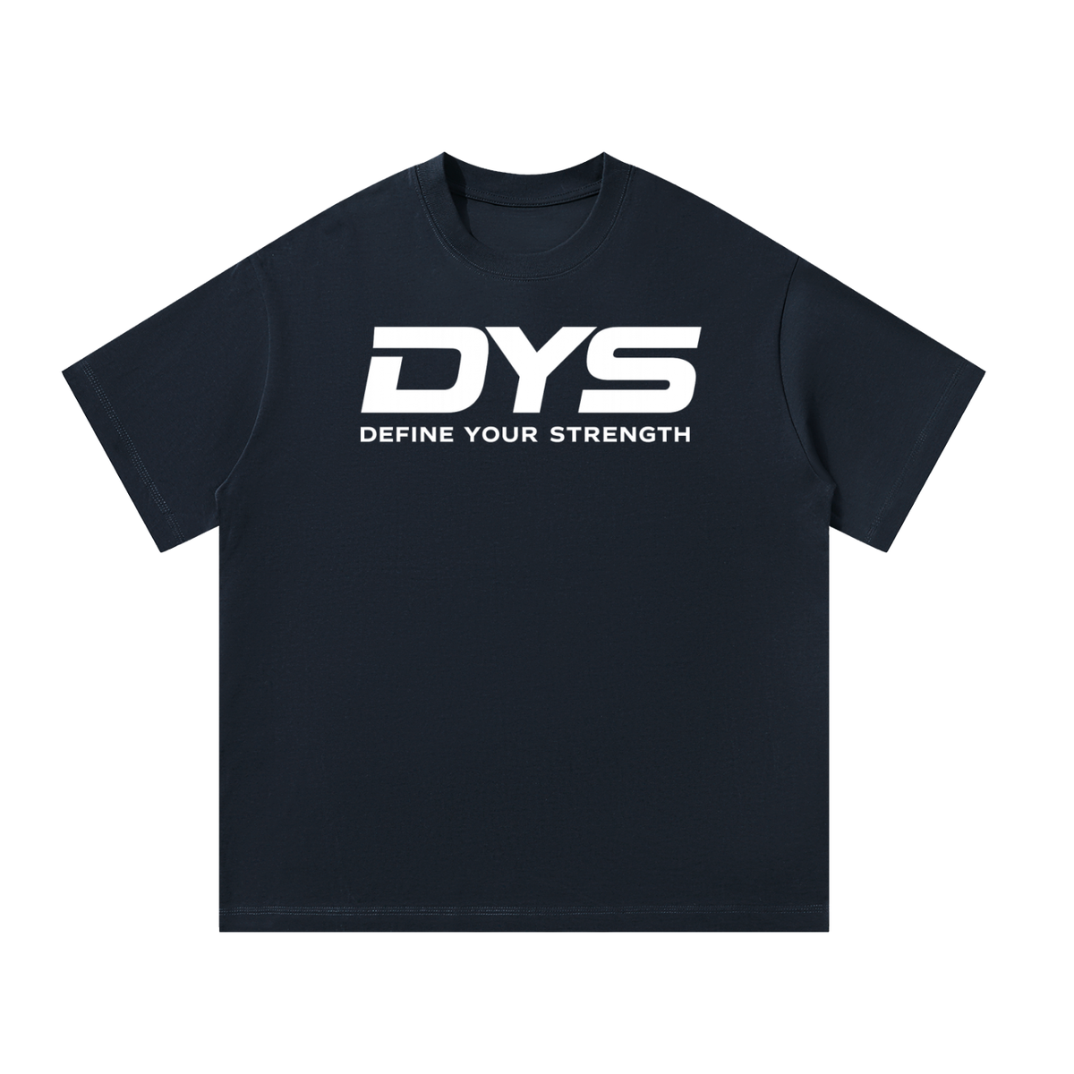 DYS Unisex Oversized T-Shirt, Navy Blue, front view