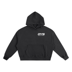 DYS Boxy Oversized Hoodie, Black, front view
