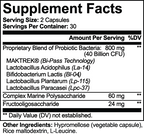 Probiotic 40 Billion with Prebiotics