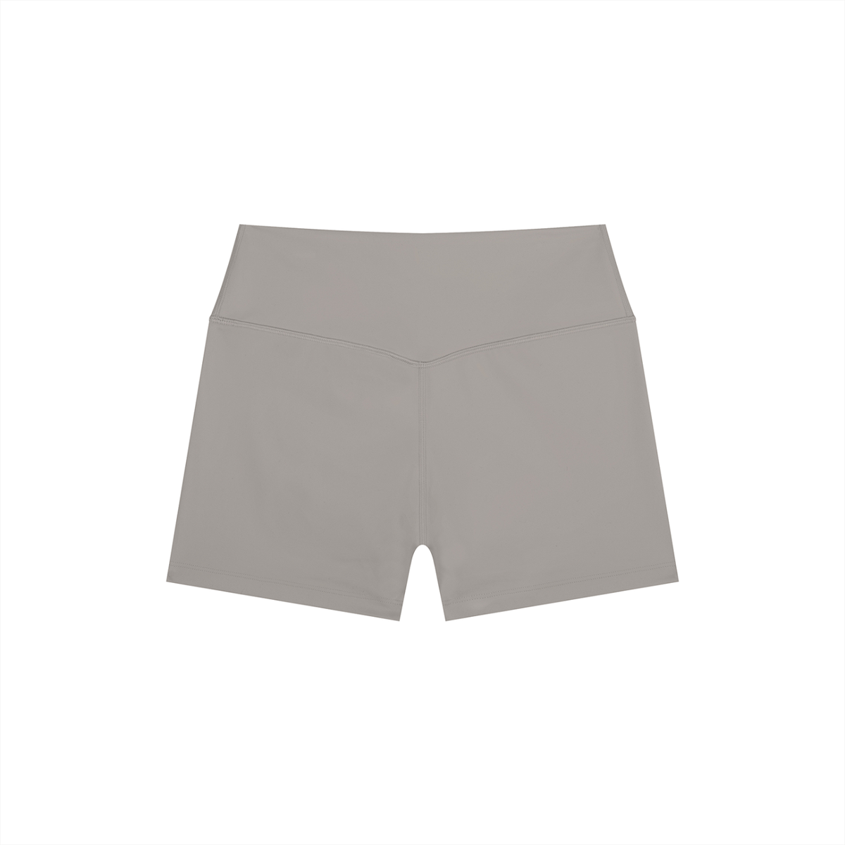 DYS Women's High Rise Yoga Shorts, Gray, alternate view