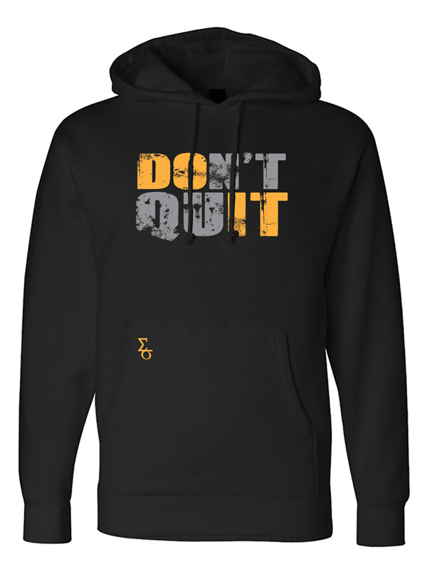 SIGma FIT Standard Pump Cover Dont Quit Do It Gold Grey front