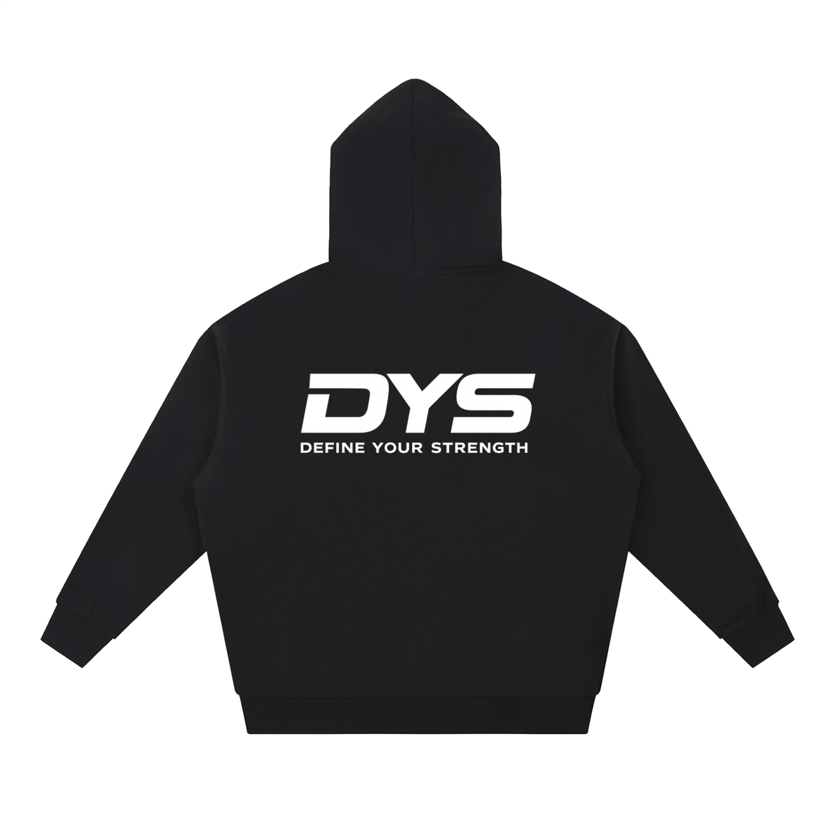 DYS Essential Heavyweight Hoodie, Black, alternate view
