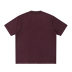 DYS Heavyweight Vintage Washed Frayed T-Shirt, Ume Purple, alternate view