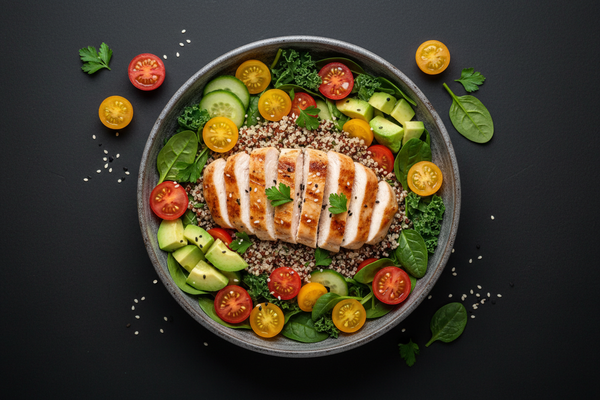 Grilled Chicken & Quinoa Bowl