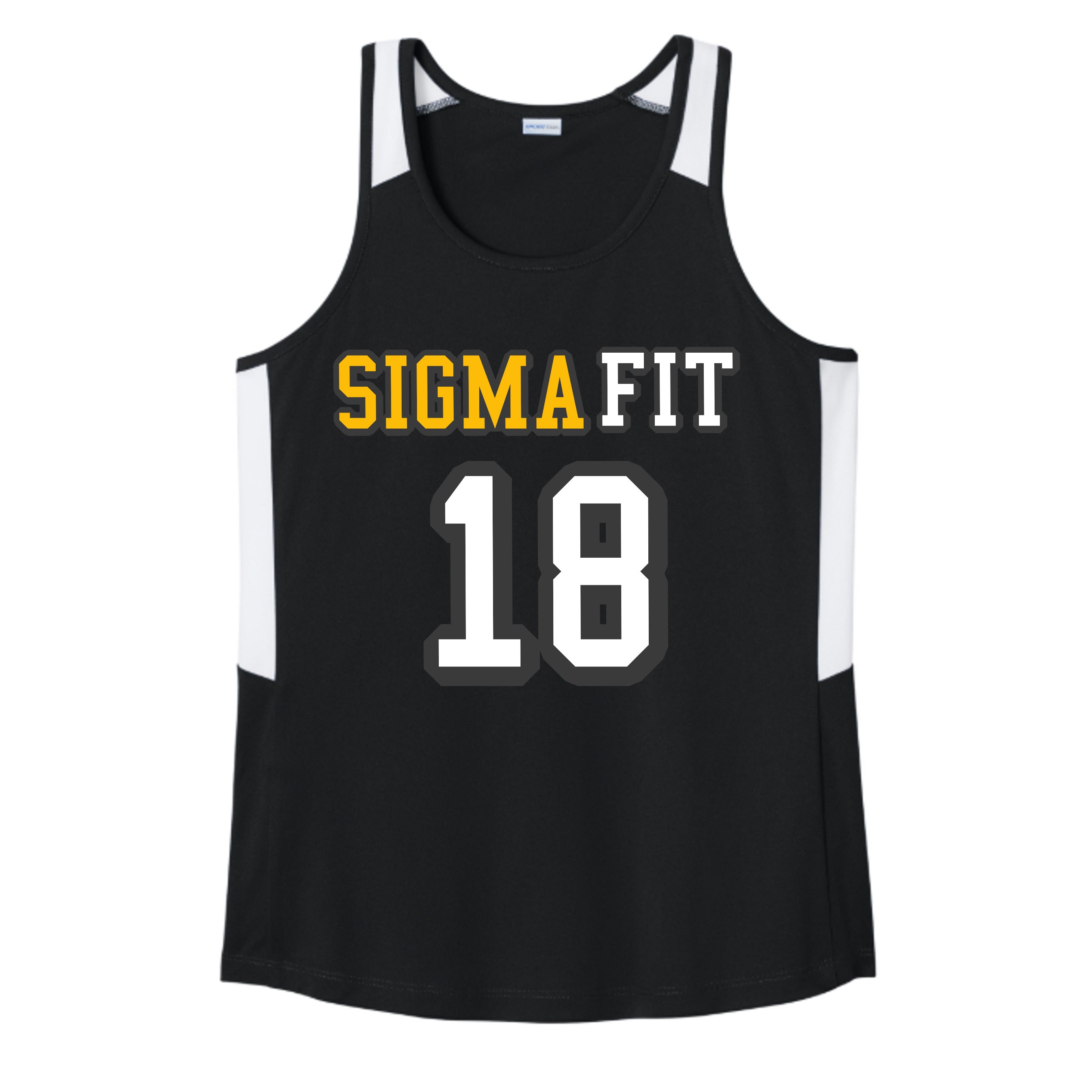 Blk/White - LST446 - FRONT