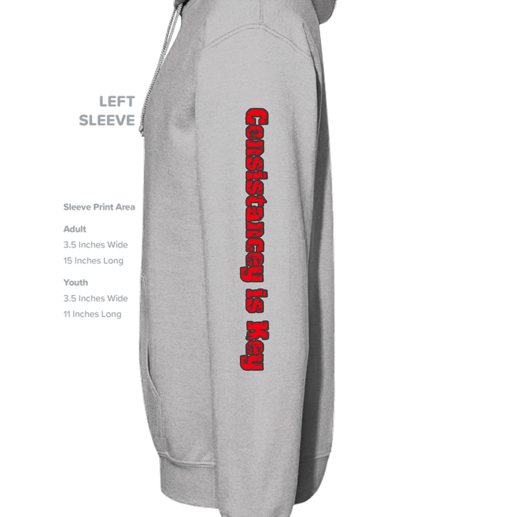 Grey Heather - SS4001Y - SLEEVE_LEFT