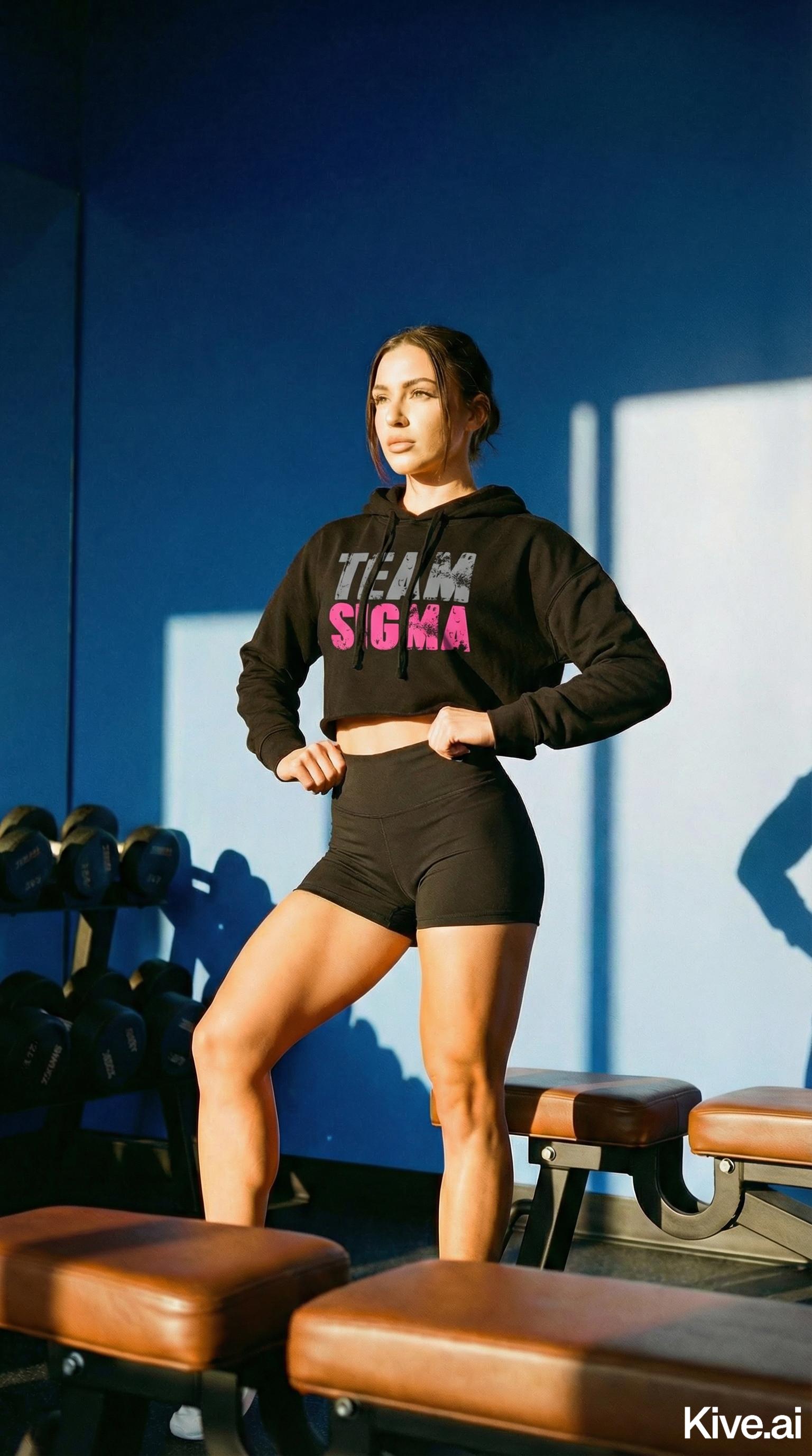 SIGma FIT "Team Sigma" Cropped Hoodie