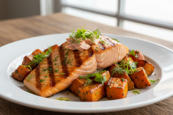 Salmon & Sweet Potato