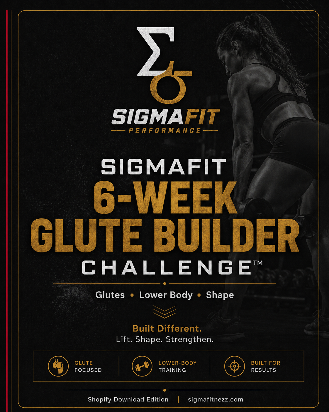 SigmaFit 6-Week Glute Builder Challenge cover