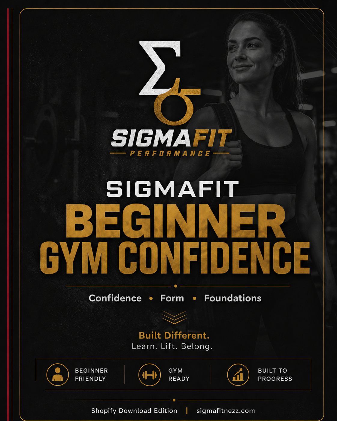 SigmaFit Beginner Gym Confidence cover